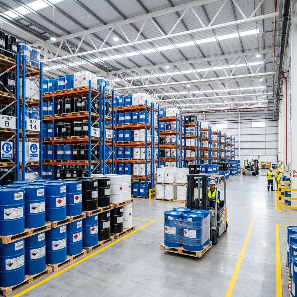Industrial Logistics and Chemical Warehouse Supply
